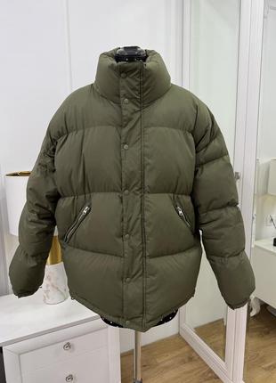 Куртка, пуховик с натуральным пухом zara, мужская