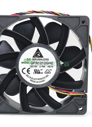 Вентилятор охлаждения кулер qfr1212ghe 12 в 2.7 а 120×120×38 мм