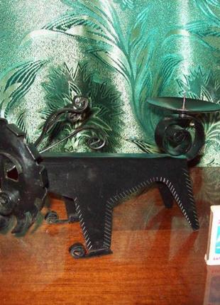 Подсвечник лев времён ссср