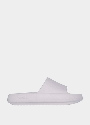 Оригінальні жіночі шльопанці skechers / шльопанці лавандового кольору