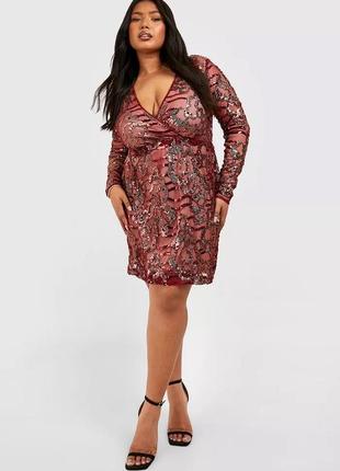 Платье boohoo роскошное