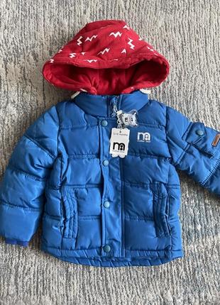 Теплая курточка новая 12-18 mic.