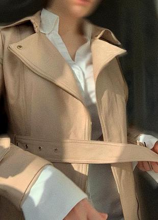 Jake*s / trench coat / тренч / бежевый тренч / укороченный тренч / basic / trench