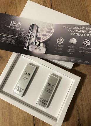 Набір dior capture  serum ,cream  dior крем та сироватка оригінал