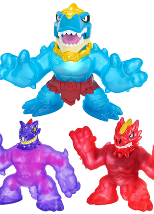 Goo jit zu стретч-антистресс сквиш ultra raptor dinogoo tyro blazagon shredz x-ray