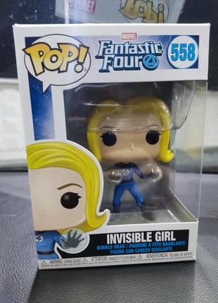 Игрушка фанко женщина-невидимка из фантастической четверки марвел funko pop!