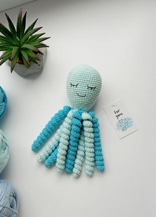 В'язаний восьминіг, іграшка для новонароджених немовлят, восьминіжка, ручна робота