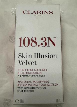 Clarins skin illusion velvet 108.3n