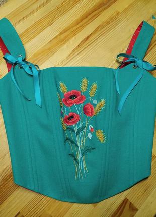 Корсет вишиванка ручної роботи