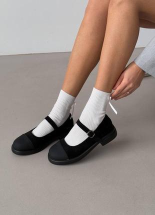 В наявності балетки еко замш + еко шкіра чорні 36-40р