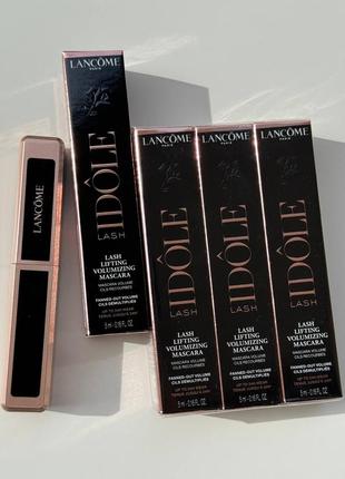 Тушь для ресниц lancome lash ddole mascara миниатбра 5мл черная хит продажи