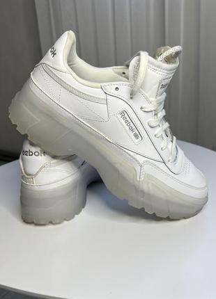 Кроссовки reebok club c cardiff b leather white