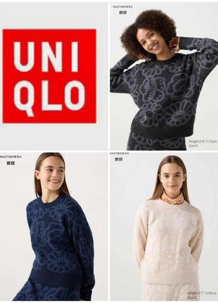 Джемпер uniqlo  marimekko вовна 100%
