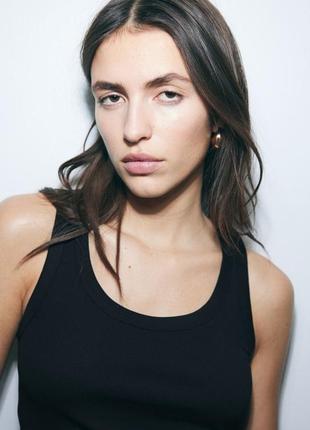 Базова майка в рубчик від h&m нова модель6 фото