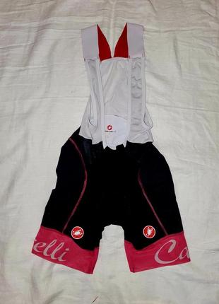 Велокомбинезон велошорты castelli велотрусы