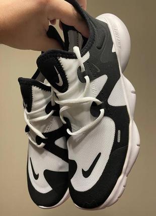 Nike free rn 5.0 white black 4