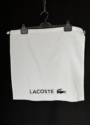 Lacoste 44x48 см хлопок белый пыльник чехол органайзер для обуви для сумки мешочек