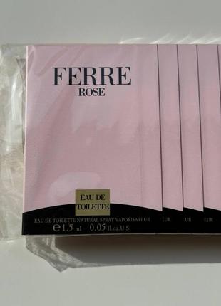 Gianfranco ferre ferre rose пробник