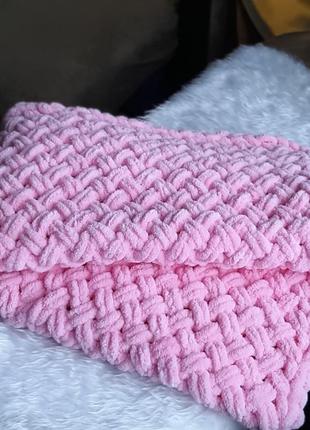 Вязаный плед ручной работы для младенцев, крыжма