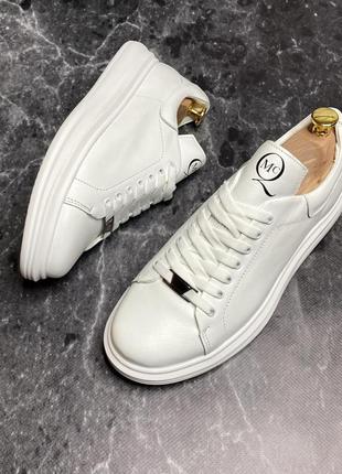 Кроссовки alexander mcqueen
модель: ам-123 белые