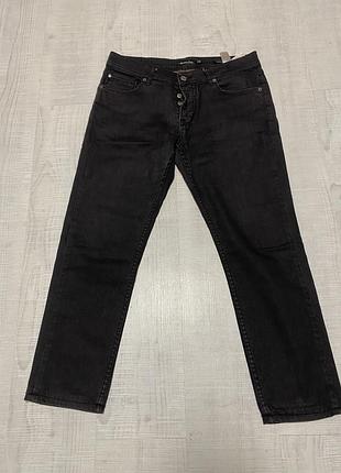 Жіночі джинси прямого крою класика бренду massimo dutti / туреччина, розмір 34.