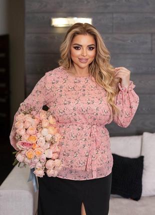 Шифонова блуза, блузка з шифону10 фото