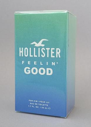 Hollister feelin' good for him 50 мл для мужчин (оригинал)