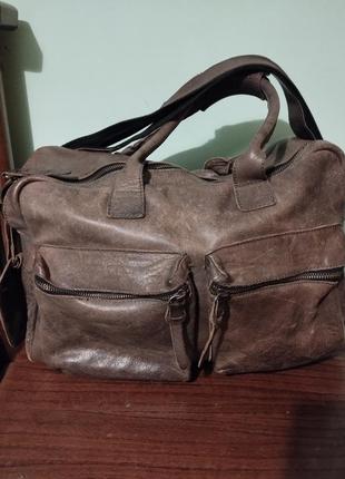 Орігінальна чоловіча шкіряна сумка cowboys bag