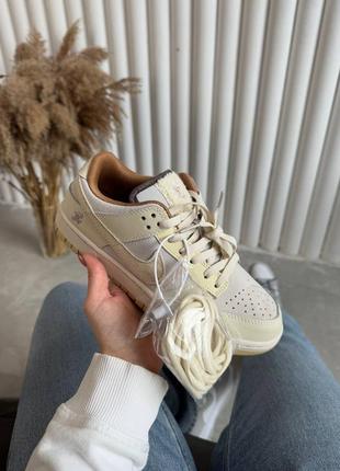 Жіночі кросівки nike dunk beige damen