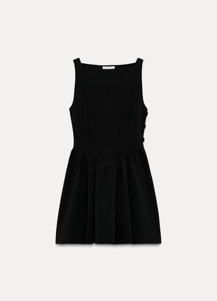 Коротка чорна сукня zara new