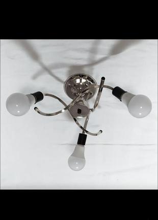 Люстра в стиле лофт на 3 патрона