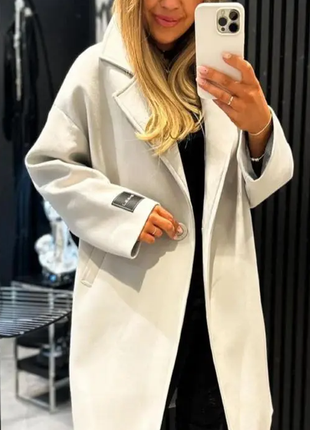 Пальто женское кашемировое на подкладке 4 цвета  42-44, 46-48, 50-52 sin2036-8128tве