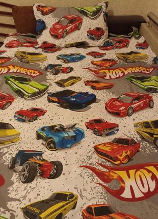Постільна білизна hotwheels хотвілс