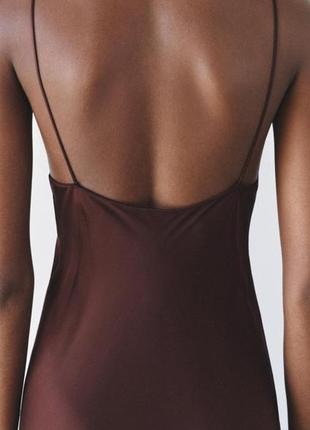 Оригинальное платье макси в бельевом стиле с кружевом new collection zara original.9 фото