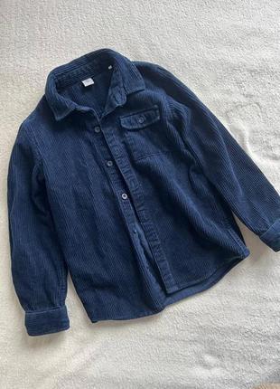 Вельветова сорочка рубашка