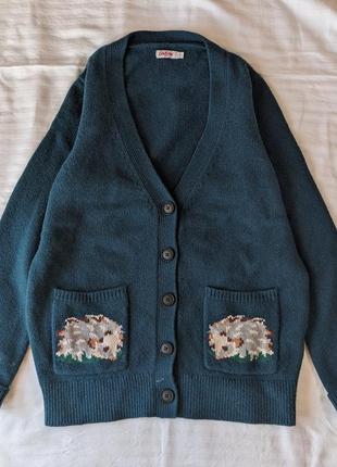 Теплый шерстяной кардиган от бренда cath kidston