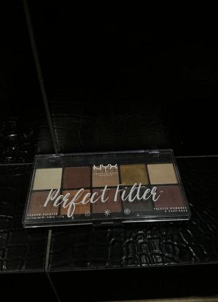 Палетка, палітра тіней, тіні nyx perfect filter