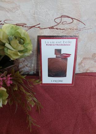 Затест lancome la vie est belle rose extraordinaire парфюмированная вода женская