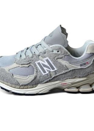 New balance 2002r gray кроссовки мужские сенсел баланс кроссовки кроссовки