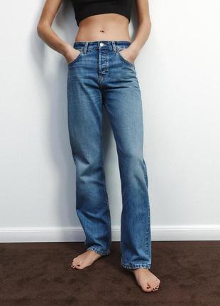 Прямі джинси zara