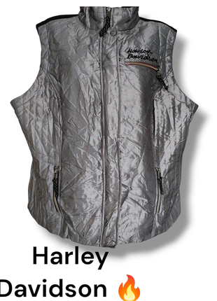 Женская жилетка харлей девидсон. байкерская женская жилетка