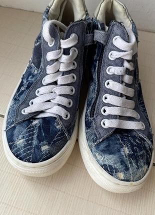Кеды джинсовые 32 размер кед