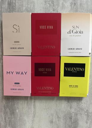 Пробник парфуму idol, si, libre, my way, la vie est belle, you, black opium