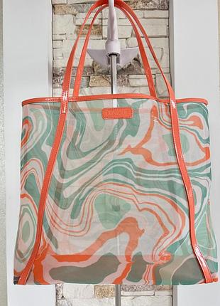 Прозорий яскравий шопер clinique