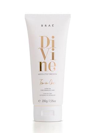 Brae divine 10 in 1 leave-in маска-крем 10 в 1 для восстановления поврежденных волос, 200 мл