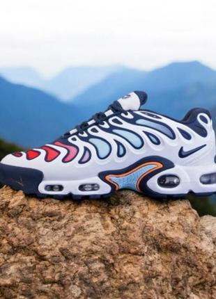 Кроссовки мужские найк аир макс (nike Mauve air max plus drift tn) белые