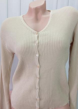 Кардиган з вірджинської вовни італія basic wool