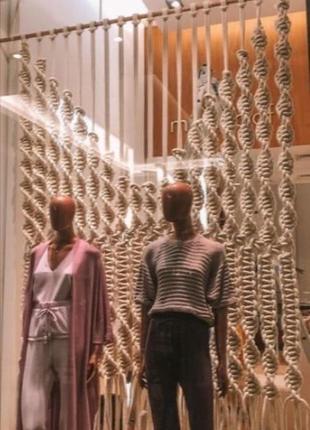 Перегородки плетеные текстильные межкомнатные панно арка гобелен штора панель макраме бохо...