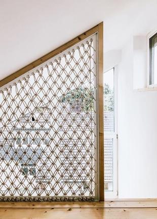 Перегородки плетеные текстильные межкомнатные панно арка гобелен штора панель макраме бохо...