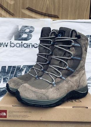 Ботинки трекинговые jack wolfskin texapore gore-tex кожаные на меху высокие lowa лыжные